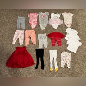 Baby girl clothes 3-6 months